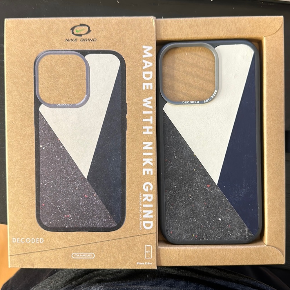 Nike Grind Decoded iPhone 13 Pro case - made from recycled Nike shoes!